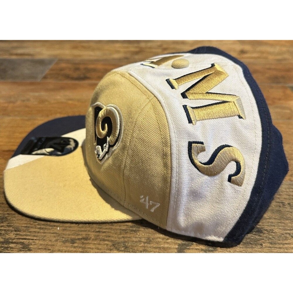RAMS 47 Captain Adjustable Cap Hat NFL RARE - Picture 3 of 10